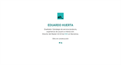 Desktop Screenshot of eduardohuerta.com